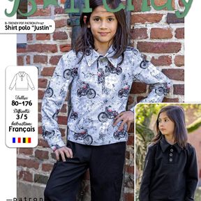 Polo Shirt "Justin" Patron de Couture 
