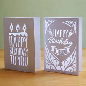  Carte d'anniversaire - Fichier traceur