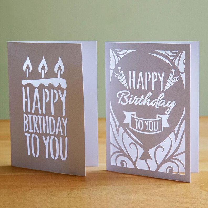 Carte d'anniversaire - Fichier traceur image number 1