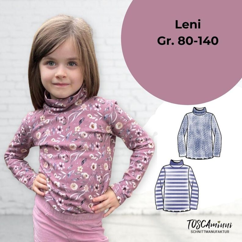 Patron T-shirt pour enfants Leni "minni" tailles 80-140 image number 1
