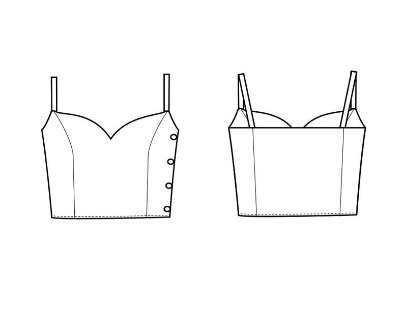 Top CARMEN Patron de Couture image number 3