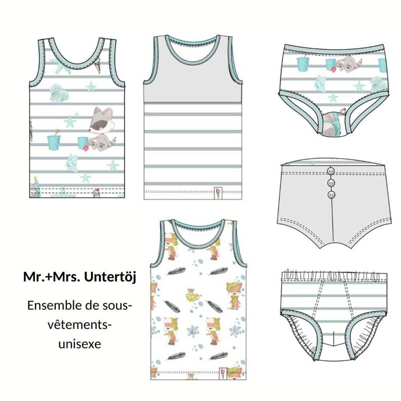 Sous-vêtements pour enfants tailles 92-140 Patron image number 1