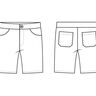 Shorts  "Brett" Patron de Couture  thumbnail number 3
