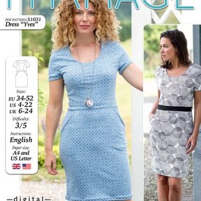 Robe YVES Patron de Couture 