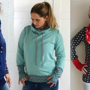 sweater avec col pour femmes T. 34-48