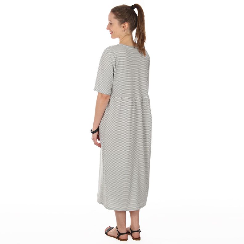Madame CAROL - Robe T-shirt froncée à la taille XS-XXL image number 4