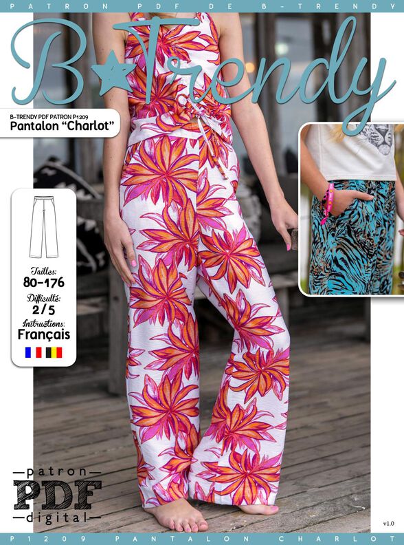 Pantalon Charlot Patron de Couture image number 2