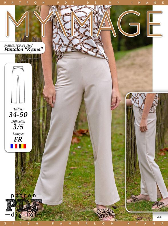 Pantalon "Kyana" Patron de Couture  image number 9