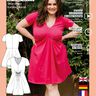 Patron de robe en jersey pour femme, décolleté en V thumbnail number 5