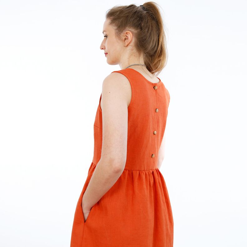 Madame ADELE - robe avec partie boutonnée XS-XXL image number 8