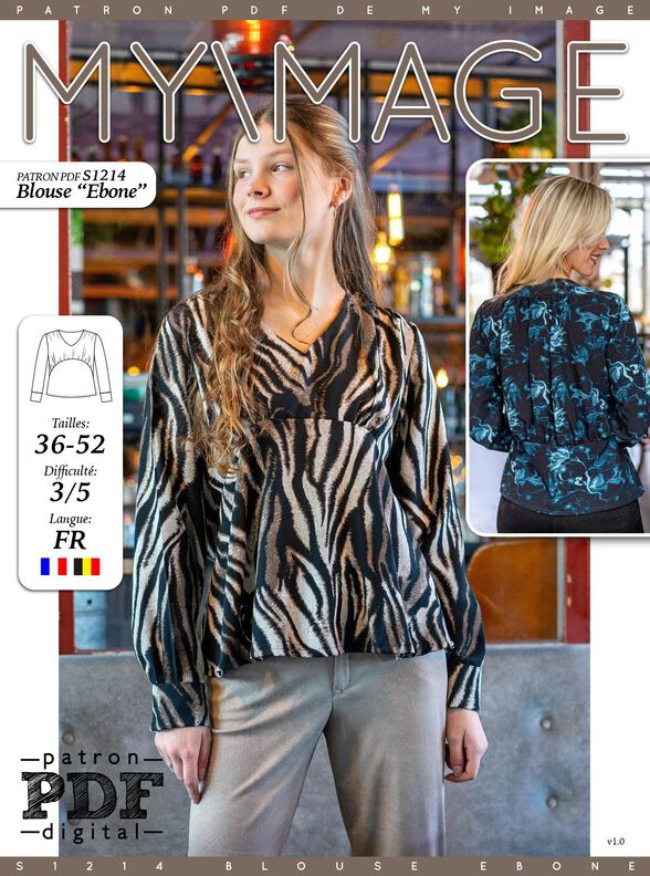 Blouse Ebone Patron de Couture image number 2
