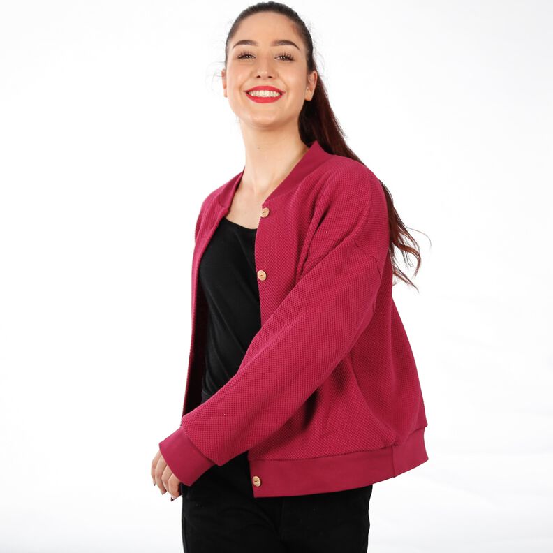 Cardigan style blouson - Mme AYLA  - XS-XXL image number 3