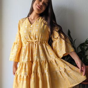Robe Tonalco | Manches Longues et Cloche | Robe d'Automne