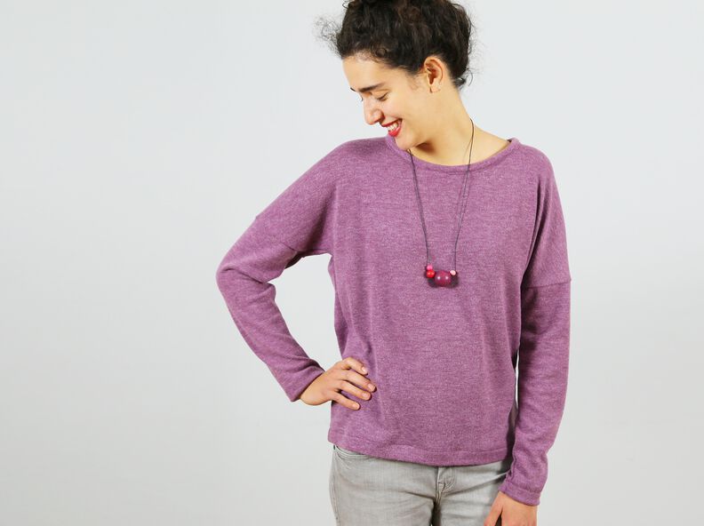 Madame VEGA - Pull effet cache-coeur au niveau du dos XS-XXL image number 3