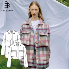 Patron Manteau d'hiver , XS-XXXL, Patron de couture