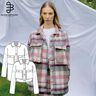 Patron Manteau d'hiver , XS-XXXL, Patron de couture thumbnail number 1