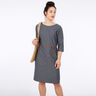 Madame ELLY - Robe seyante avec ceinture XS-XXL  thumbnail number 5