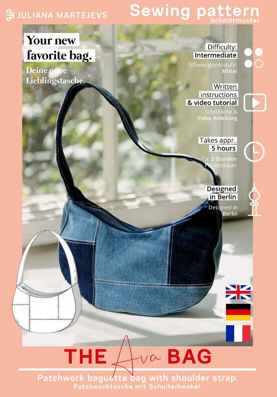 Patron pochette, Patron de couture accessoire image number 7
