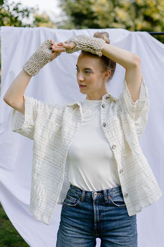 Chemise Patron XS-XXXL. Blouse courte Patron de couture image number 3