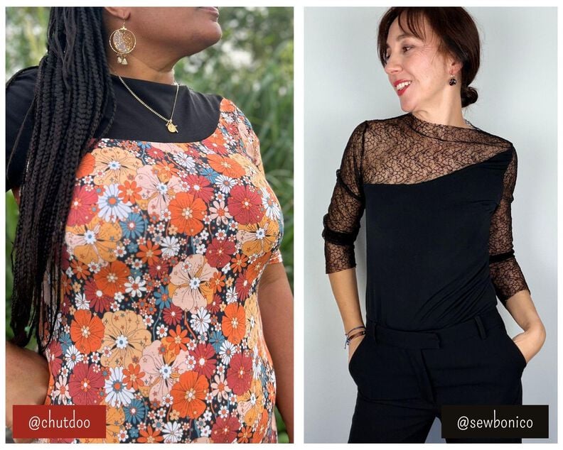 Haut asym&eacute;trique &agrave; manches longues &ndash; ANOUK image number 3