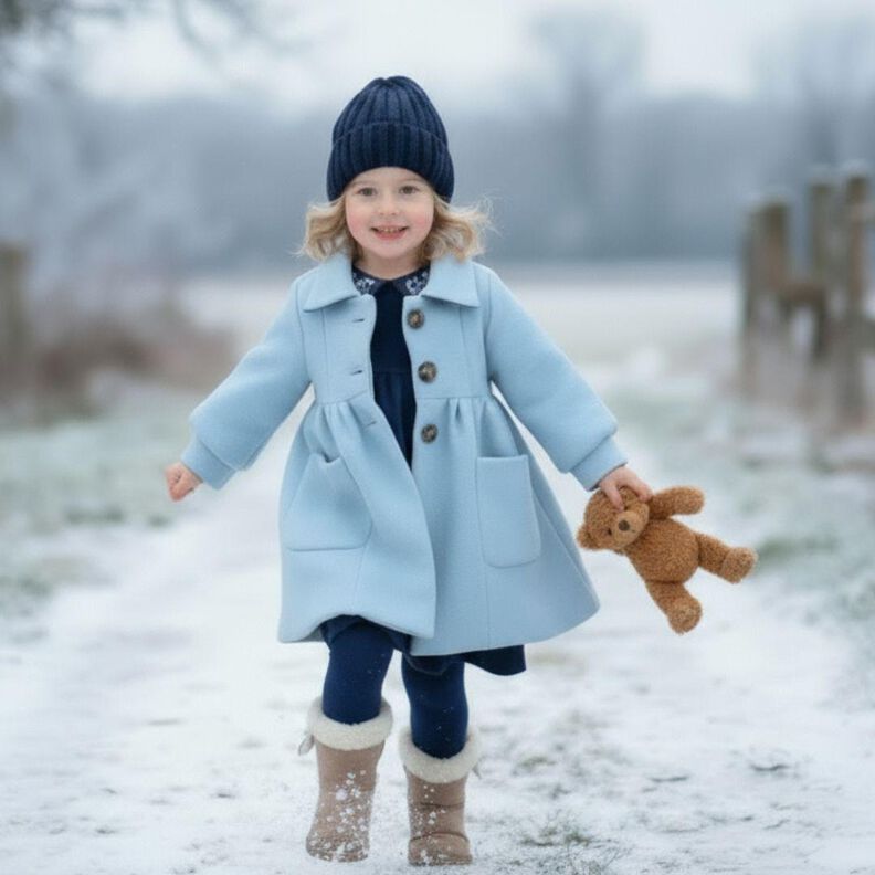 Manteau pour enfant Ninette taille 86-170 Patron à coudre image number 9