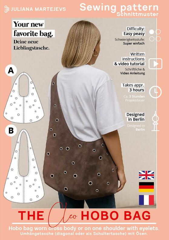 Patron de sac Hobo pour femme – Coudre un sac simple image number 5