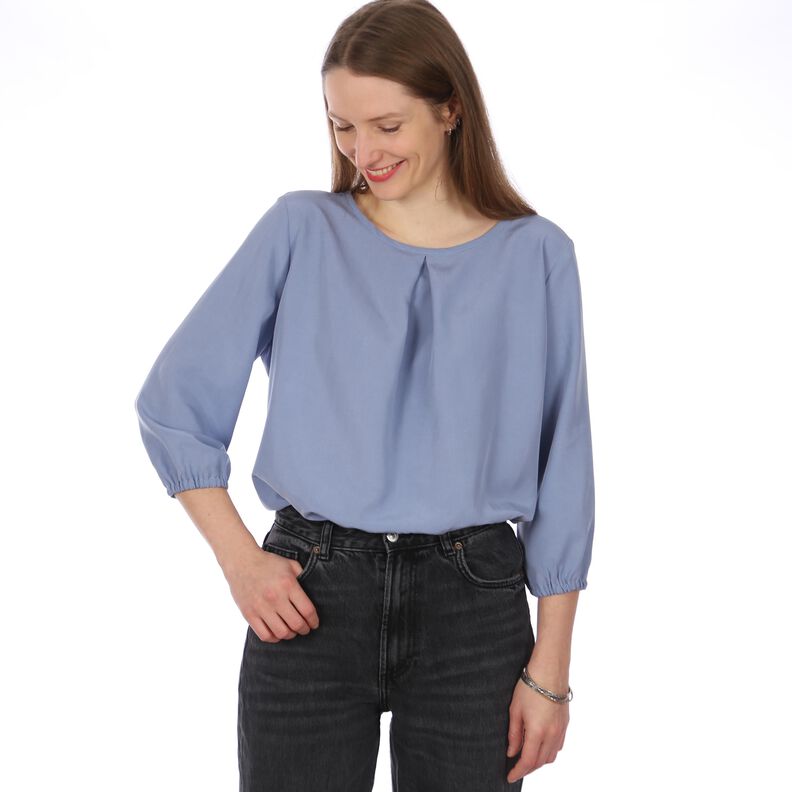 Madame SUKI - blouse à pli creux XS-XXL  image number 2