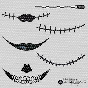  Bouches d'Halloween -  fichier traceur