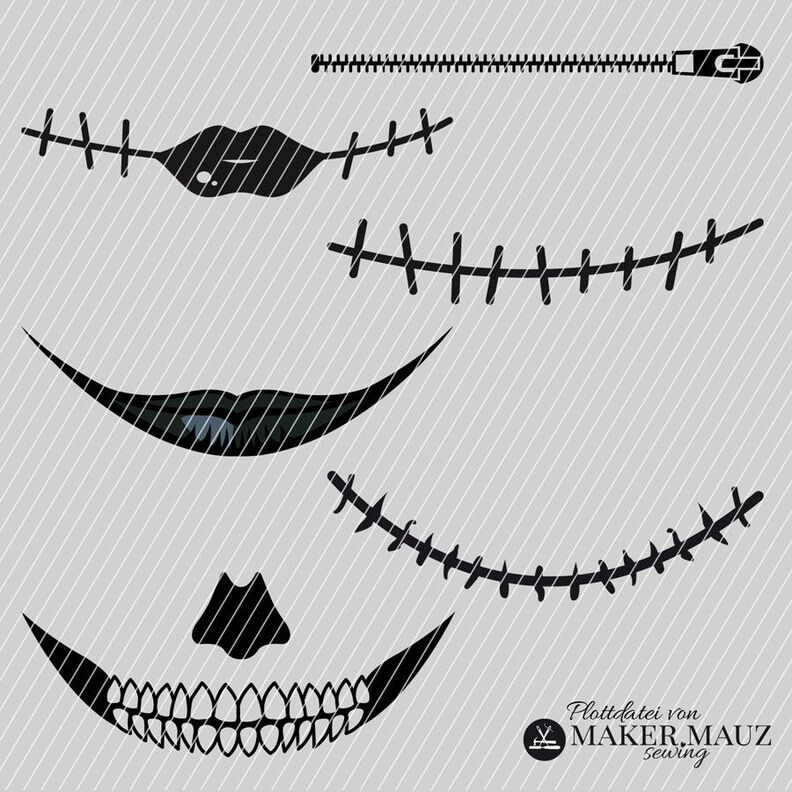  Bouches d'Halloween -  fichier traceur image number 2