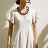 Robe midi Patron XS-XXXL. Robe Patron de couture thumbnail number 4
