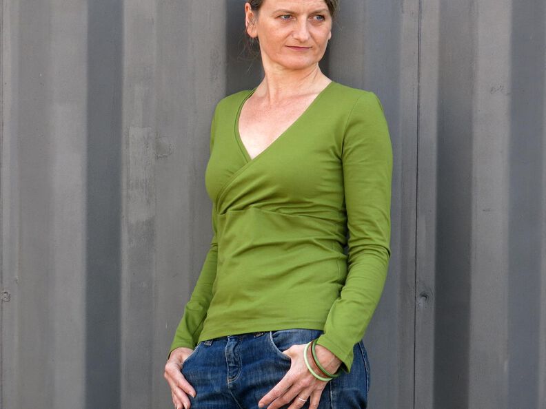 Madame LIESE Haut cache-coeur XS-XXL - couture image number 5