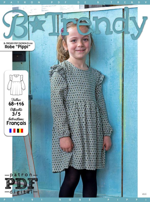 Robe Pippi Patron de Couture image number 7