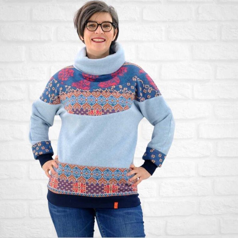 Pull à col roulé Rentje Taille 34-54 patron image number 1