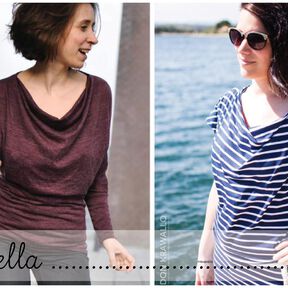 Jella - Chemise à col bénitier T.34-48