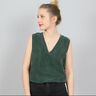 Madame VINNI - Blouse avec encolure plongeante en V XS-XL thumbnail number 1