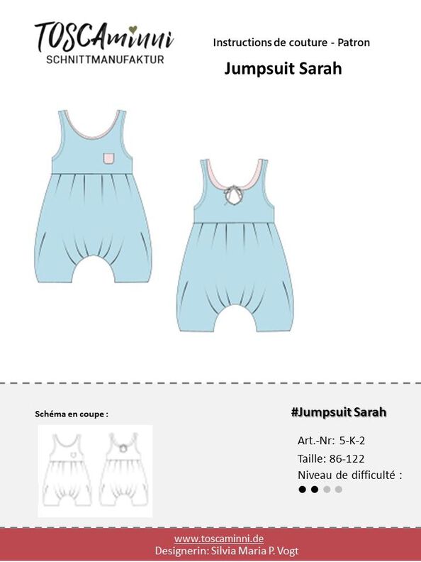 Jumpsuit Sarah Gr. 86-122 Patron image number 4
