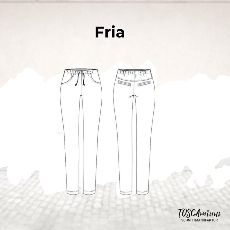 Pantalon chino Fria tailles 34-54 Patron image number 10