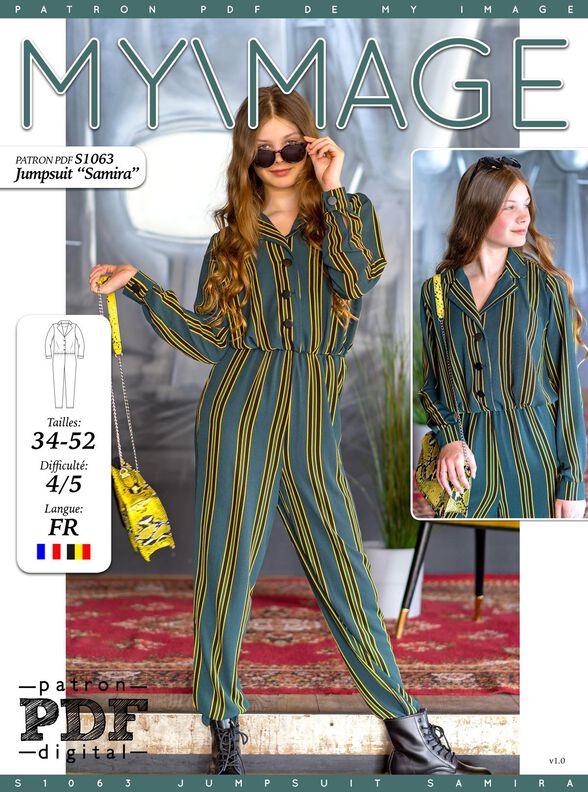 Salopette SAMIRA Patron de Couture  image number 2