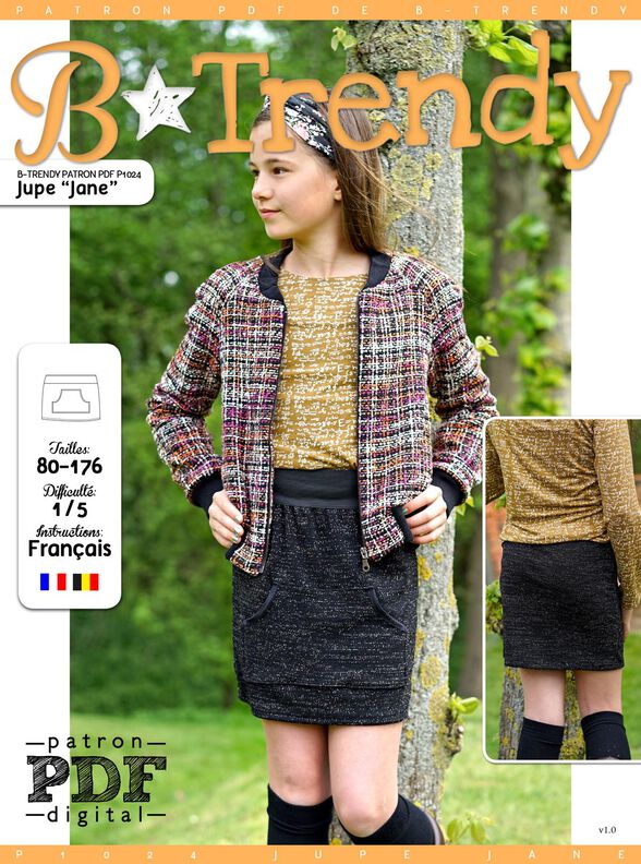 Jupe JANE Patron de Couture  image number 1