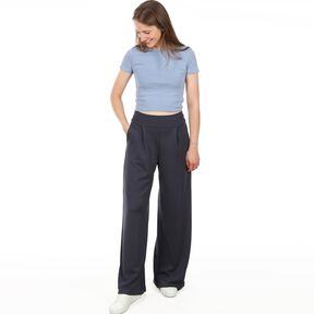 Madame ADA - Pantalon en jersey large à plis XS-XXL