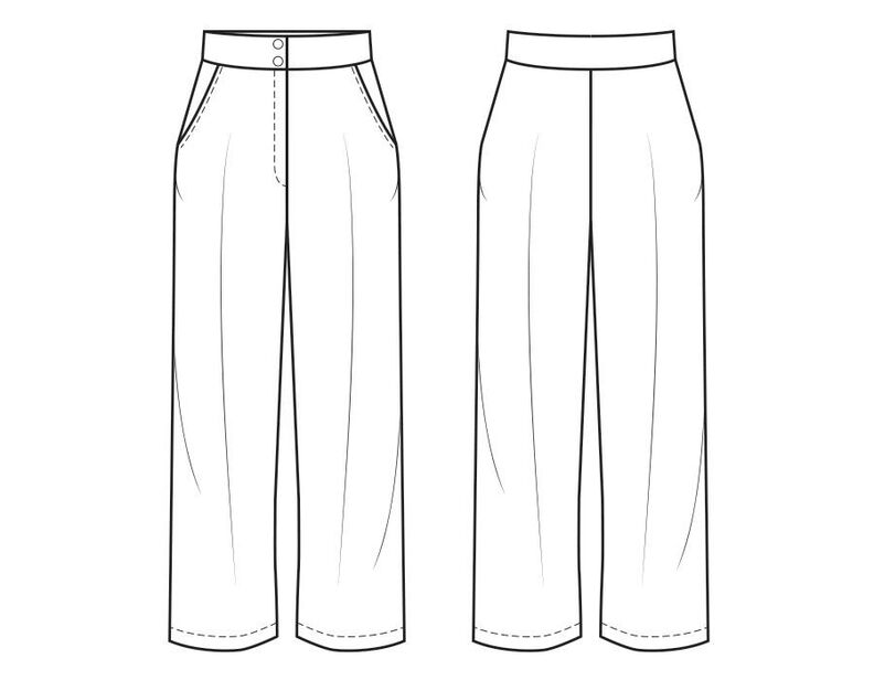 Pantalon Norah Patron de Couture image number 3