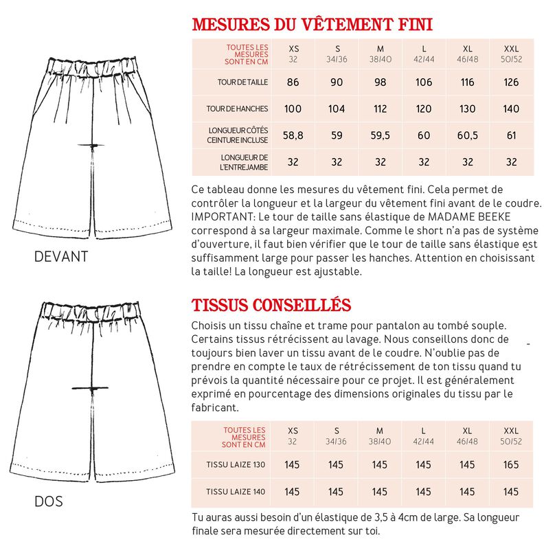 Madame BEEKE - bermuda XS-XXL image number 8