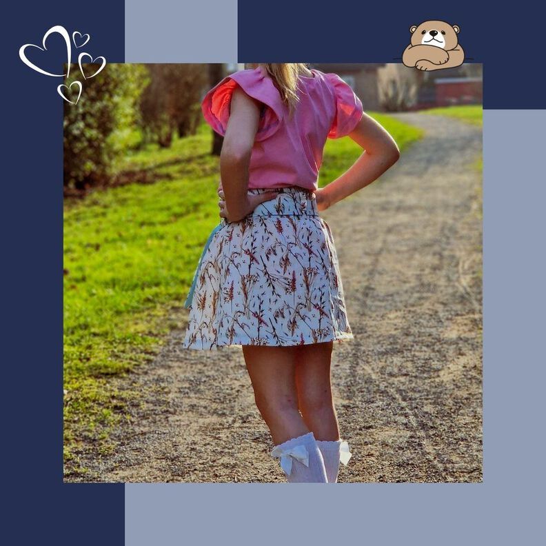 Loretta: jolie jupe pour les filles (56-122) image number 2