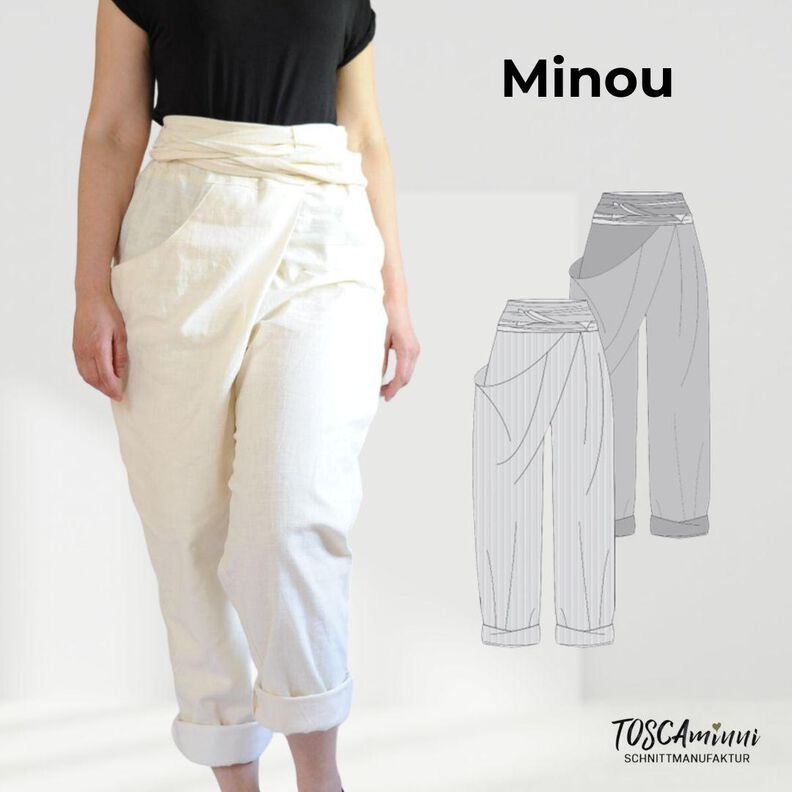 Pantalon Minou T. 34-46 Patron image number 1