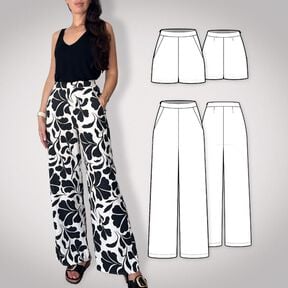 Pantalon Rita | Shorts | E-Book | Tailles XXS-7XL