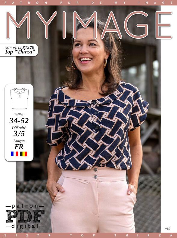 Top Thirza Patron de Couture image number 2