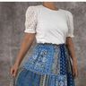 T-shirt Louna avec manches bouffantes tailles 34-54 Patron thumbnail number 8