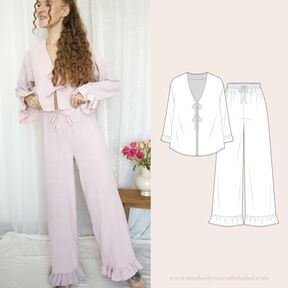Pyjama Set (Blouse + Pantalon)
