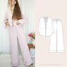 Pyjama Set (Blouse + Pantalon) thumbnail number 1