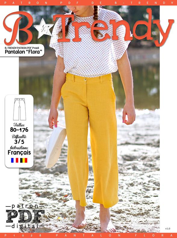 Pantalon FLORA Patron de Couture image number 1